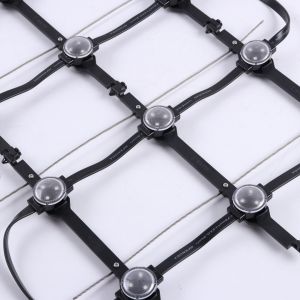 100mm Pixel Pitch Full Color Flexible LED Mesh Screen for Hanging Installation