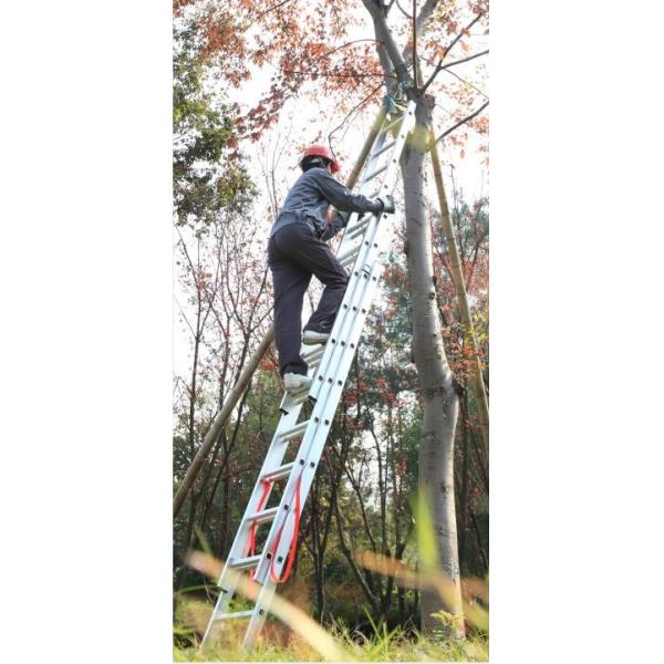 Quality En131 10.58m 3x15 Multipurpose Aluminium Foldable Ladder wholesale