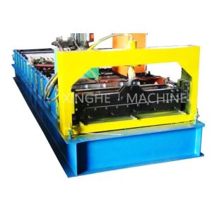 PCL Control Roofing Sheet Roll Forming Machine With Plate Bending Machine