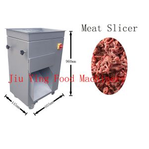 China Compact Industrial Meat Slicer / Bacon Cooked Meat Strip Cutter Machine on sale
