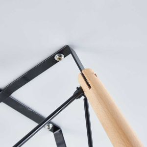 White MDF Round Simple Dining Room Table Dia31.5In H28.74In