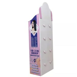 Retail Store Shampoo Body lotions Cardboard POS Display Stand For Brand
