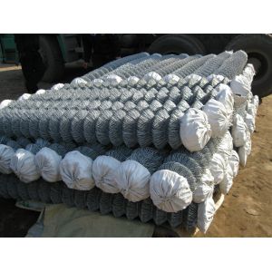 Hot Dipped Galvanized Pvc Coated Chain Link Fence 2.0mm Wire Dia
