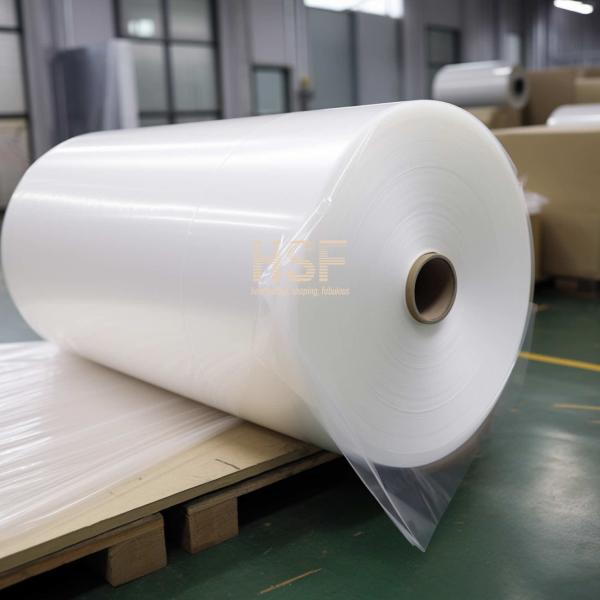 Quality 80 Micron Translucent White Mono Axially Oriented PE Film Used As Protective Cover wholesale