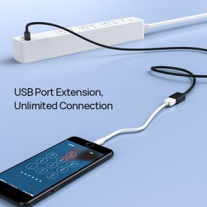 USB Data Extension Cable Sync Transmission USB 2.0 A Male To A Female Extension