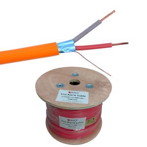 1/0.5tc mm Drain Wire Bare Copper Fire Alarm Cable 3x0.5mm2 Shielded Solid or