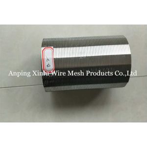 6-5/8" Continuous Slot Water Well Vee Wire Screen Polishing For Sand Control