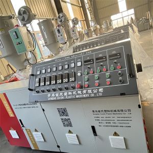 Screw Barrel Plastic PVC Pipe Machine , Customized PVC Extruder Machine