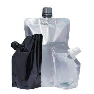 Spout Stand Up Pouches Liquid Premade Bag Beverages Seasonings Strong Sealing