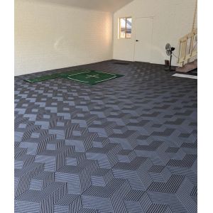 UV Resistant Interlocking Garage Tiles 400*400 Garage Puzzle Flooring
