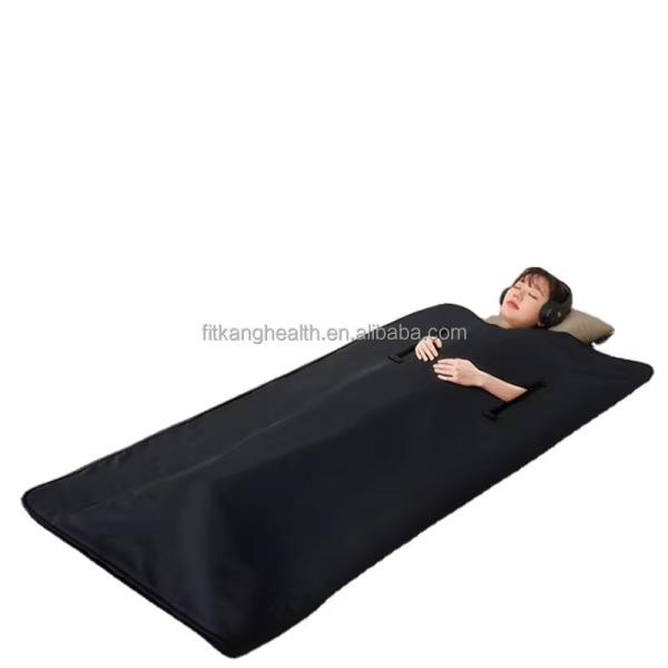 Portable Sauna Blanket with Arm Hole Design, Waterproof PVC Inner, and Remote