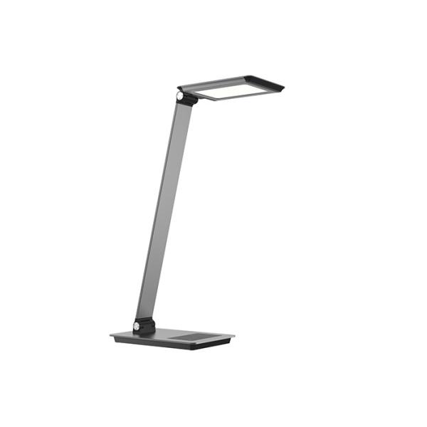 Flexible Adjustable Wireless LED Table Lamp For Study / Student Silver LED Desk