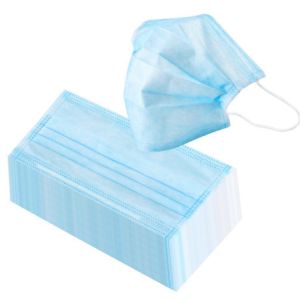 High BFE Hygiene Face Mask Non Irritating With Elastic Ear Loop Blue Color