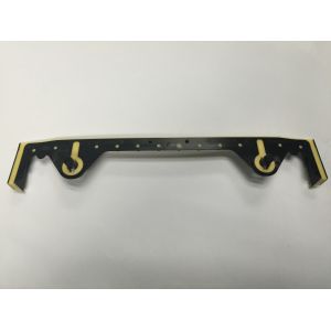 Black Yellow Color 2k Injection Automotive Plastic Parts / Electronic Plastic