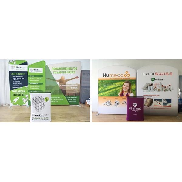 3X6 Reusable Trade Show Booth Displays , Pop Up Exhibition Stands Machine Washable