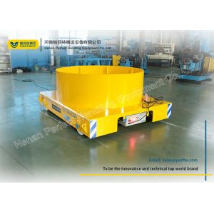 Load Liquid Steel Ladle Transfer Car With Trailing Cable Powered Source