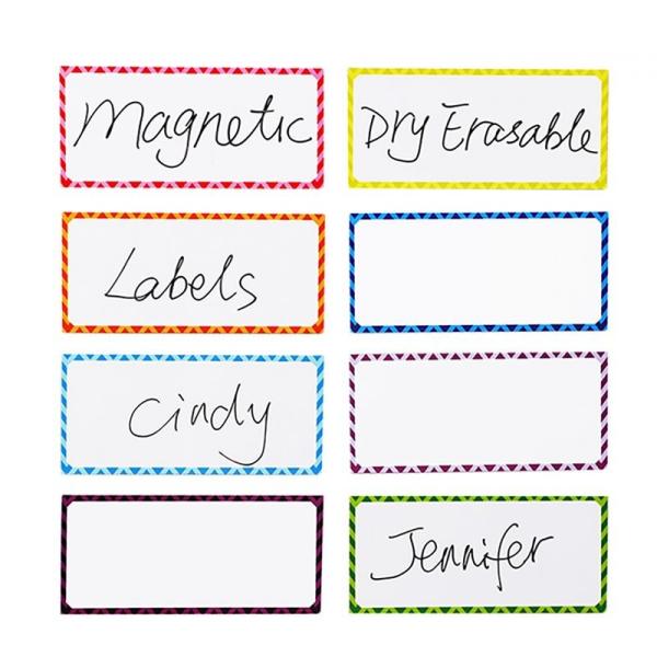 Printable Reusable Magnetic Dry Erase Labels Removable Whiteboard Label Magnets
