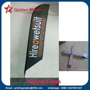 Custom Outdoor Feather Banner Flags with Dye Sublimation Printing