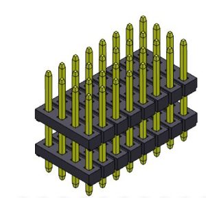 Pin Header Connector 2.00mm Quad Row Stack Straight TYPE 4*3PIN To 4*40PIN