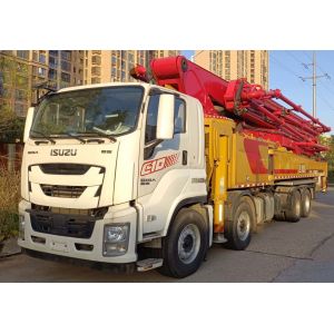 China New Sany 49M Truck-mounted Concrete Pump with Isuzu Chassis on sale