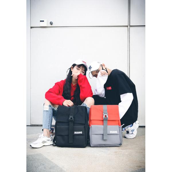 Joker fashion bag Korean version of the original simple high school students contrast color bag