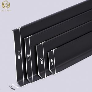 ODM Aluminium Wall Skirting Extrusion Profile T3~T8 Temper