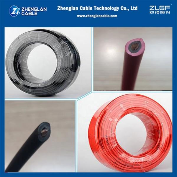 10 AWG 5.261mm2 CU/XLPO/XLPO Solar Photovoltaic Wire 1.5KV Adapted To PV Systems Black And Red