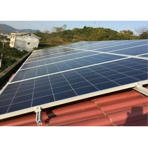 Aluminium Anodized 12um Bifacial Solar Panels Solar Rooftop Structure