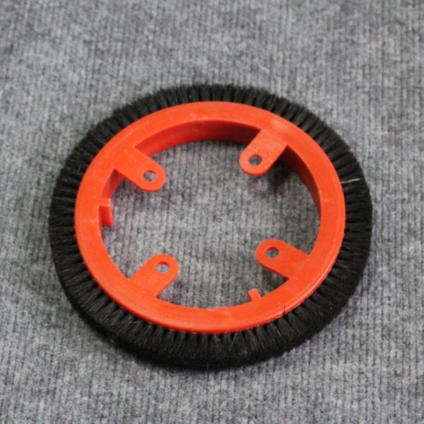 Quality Stenter Machine Parts Krantz Finishing Machine K10 Type Brush Wheel Red Plastic Body Black Brush Wheel wholesale