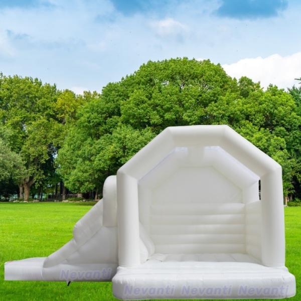 8-13 Years Old Customized Color Inflatable White Wedding Jumpers for Big