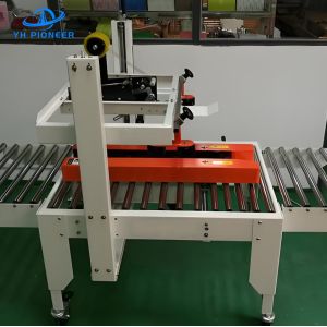 Steel Frame Automated Carton Sealer Machine , Carton Box Sealing Machine 4000W