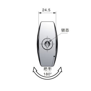ToolBox Garage Door Handle Lock Heavy Duty Zinc Alloy Latch