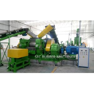 High Output Tyre Rubber Powder Making Machine No Sewage