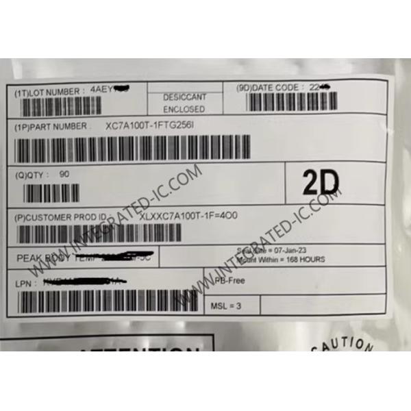 Quality High Performance Embedded FPGA XC7A100T-1FTG256I Programmable Logic IC wholesale