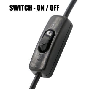 High Quality 1M ON OFF Controller Micro B to USB A Extension Cable with Switch