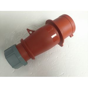 Professional 32a 5 Pin 3 Phase Plug , 220 - 250 V Nylon PA 32 Amp 5 Pin Plug