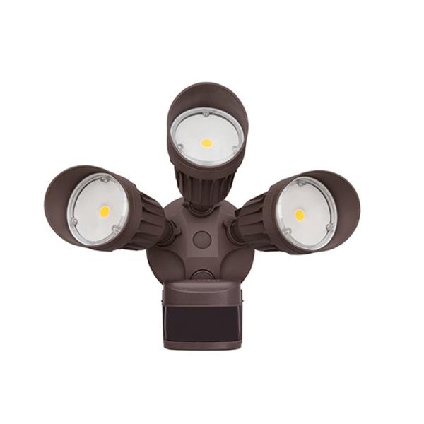 Quality High Lumens Led Flood Lights Three Heads , Led Security Light Aluminium Alloy wholesale