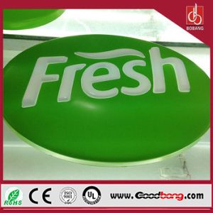 Cheap High quality vacuum forming LED advertising light box sign for sale