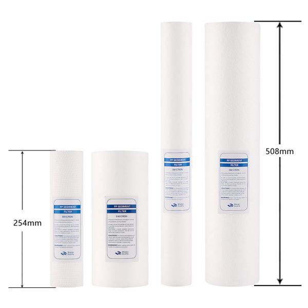 5 Micron 10 Inch Pp Big Fat Melt Blown Pp Filter Cartridge Used To Remove Sand