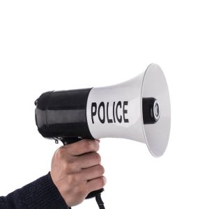 Intelligent 30W Rechargeable Megaphone for Armed Forces and Security Needs