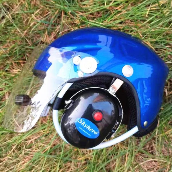 CE certificated Aviation helmet high quality aircraft helmet black color flight helmet 4 size