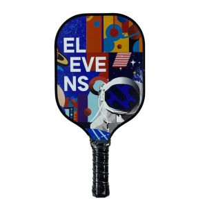 Blue Pickleball Racket Polymer Honeycomb Fiber Carbon Racquet Paddle