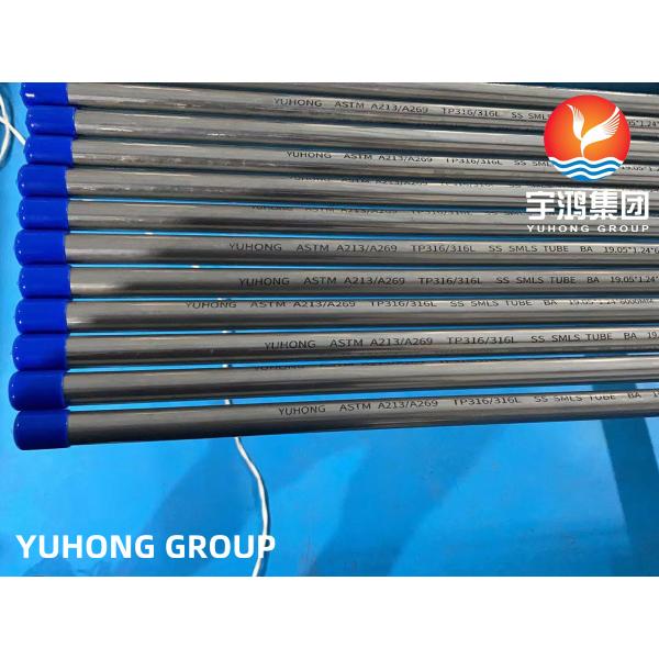 Quality SEAMLESS BRIGHT ANNEALED TUBE ASTM A213 / ASTM A269 COLD ROLLING wholesale