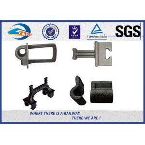 Plain Surface Cast Iron Rail Shoulder Embedded Part For Railway Fastening System
