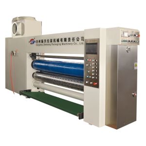4 colour flexo printing slotting die cutiing machine in carton printing