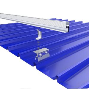 1.4KN/m2 Snow Load Anodized Solar Mini Rail for Solar Roof Mounting System Rail