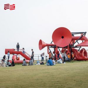 Hand-forged Steel Non-Powered Amusement Facility for Large-Scale Outdoor