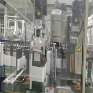 Automatic Hot Melt Glue Labeler with No Bottle No Label Feeding and No Bottle No