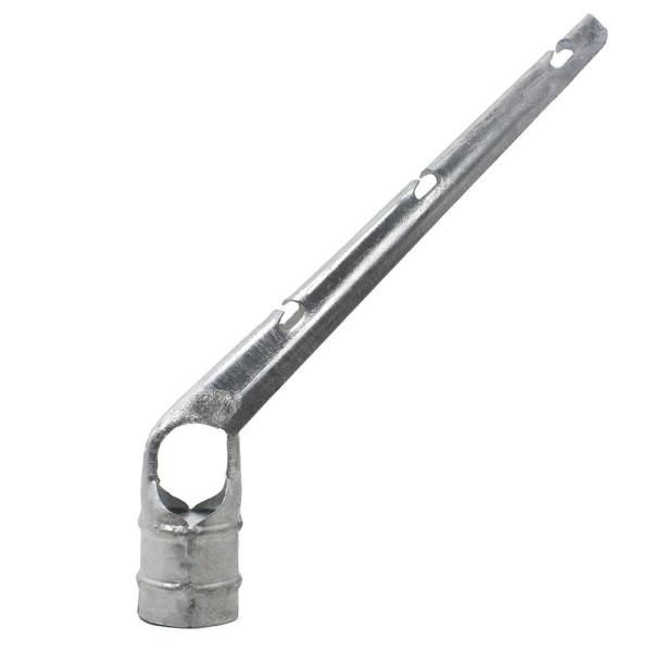 Quality Galvanized Chain Link Fence Fittings Barbed Wire Extension Arms wholesale
