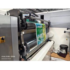 Die Cutting Automatic Flexo Printing Machine 1200mm Length Multiple Function